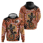 Personalised Australia Lizard NAIDOC Week 2026 Hoodie 50 Years of Deadly Aboriginal Art