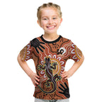 Personalised Australia Lizard NAIDOC Week 2026 Kid T Shirt 50 Years of Deadly Aboriginal Art