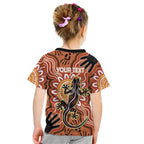Personalised Australia Lizard NAIDOC Week 2026 Kid T Shirt 50 Years of Deadly Aboriginal Art