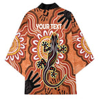 Personalised Australia Lizard NAIDOC Week 2026 Kimono 50 Years of Deadly Aboriginal Art
