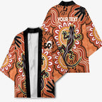 Personalised Australia Lizard NAIDOC Week 2026 Kimono 50 Years of Deadly Aboriginal Art