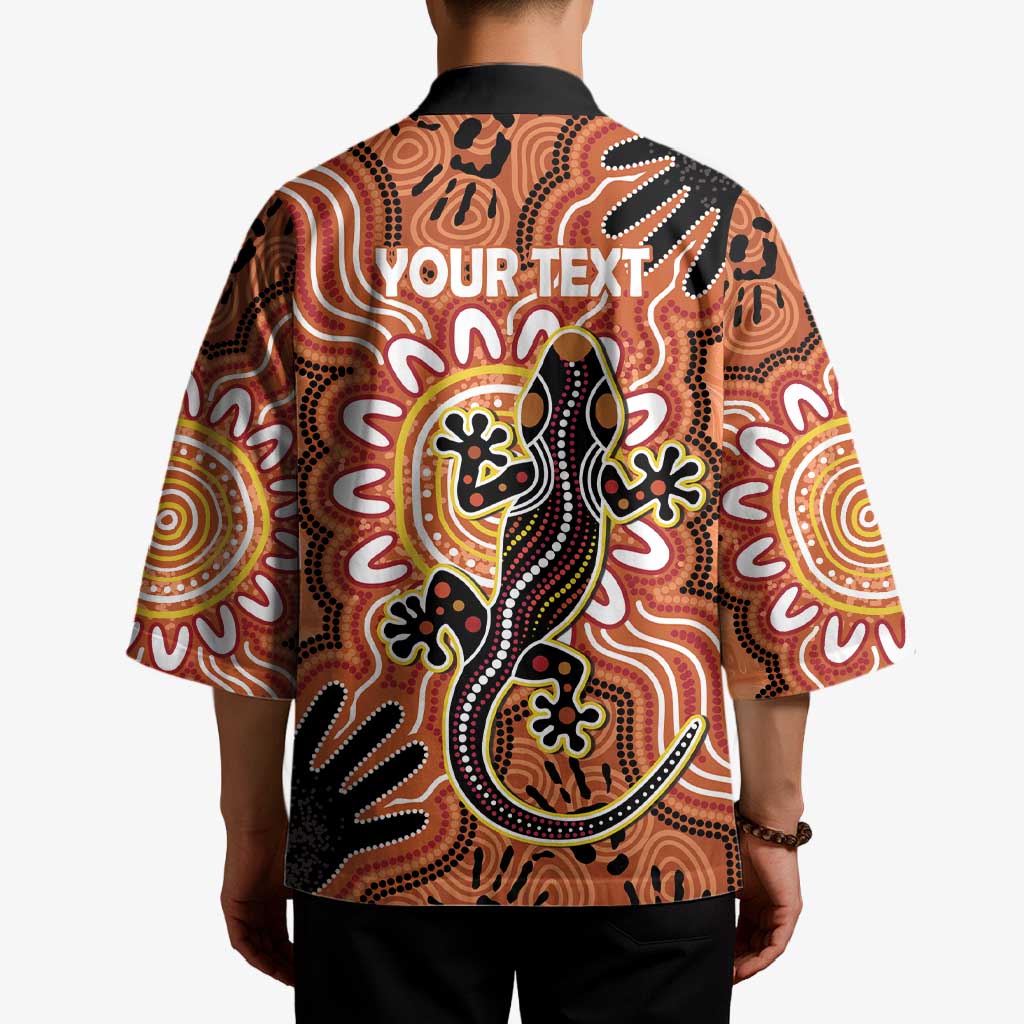 Personalised Australia Lizard NAIDOC Week 2026 Kimono 50 Years of Deadly Aboriginal Art