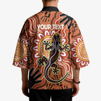 Personalised Australia Lizard NAIDOC Week 2026 Kimono 50 Years of Deadly Aboriginal Art