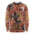 Personalised Australia Lizard NAIDOC Week 2026 Long Sleeve Shirt 50 Years of Deadly Aboriginal Art