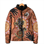 Personalised Australia Lizard NAIDOC Week 2026 Padded Jacket 50 Years of Deadly Aboriginal Art