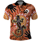 Personalised Australia Lizard NAIDOC Week 2026 Polo Shirt 50 Years of Deadly Aboriginal Art
