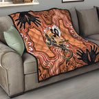 Personalised Australia Lizard NAIDOC Week 2026 Quilt 50 Years of Deadly Aboriginal Art