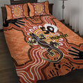 Personalised Australia Lizard NAIDOC Week 2026 Quilt Bed Set 50 Years of Deadly Aboriginal Art