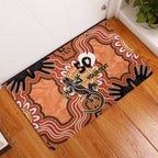 Personalised Australia Lizard NAIDOC Week 2026 Rubber Doormat 50 Years of Deadly Aboriginal Art