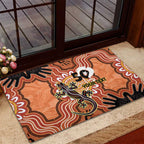 Personalised Australia Lizard NAIDOC Week 2026 Rubber Doormat 50 Years of Deadly Aboriginal Art