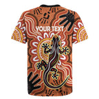 Personalised Australia Lizard NAIDOC Week 2026 Rugby Jersey 50 Years of Deadly Aboriginal Art