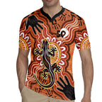 Personalised Australia Lizard NAIDOC Week 2026 Rugby Jersey 50 Years of Deadly Aboriginal Art