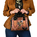 Personalised Australia Lizard NAIDOC Week 2026 Shoulder Handbag 50 Years of Deadly Aboriginal Art