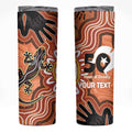 Personalised Australia Lizard NAIDOC Week 2026 Skinny Tumbler 50 Years of Deadly Aboriginal Art