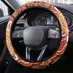 Australia Lizard NAIDOC Week 2026 Steering Wheel Cover 50 Years of Deadly Aboriginal Art