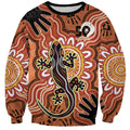 Personalised Australia Lizard NAIDOC Week 2026 Sweatshirt 50 Years of Deadly Aboriginal Art