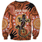 Personalised Australia Lizard NAIDOC Week 2026 Sweatshirt 50 Years of Deadly Aboriginal Art