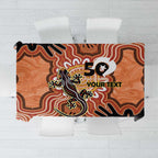 Personalised Australia Lizard NAIDOC Week 2026 Tablecloth 50 Years of Deadly Aboriginal Art