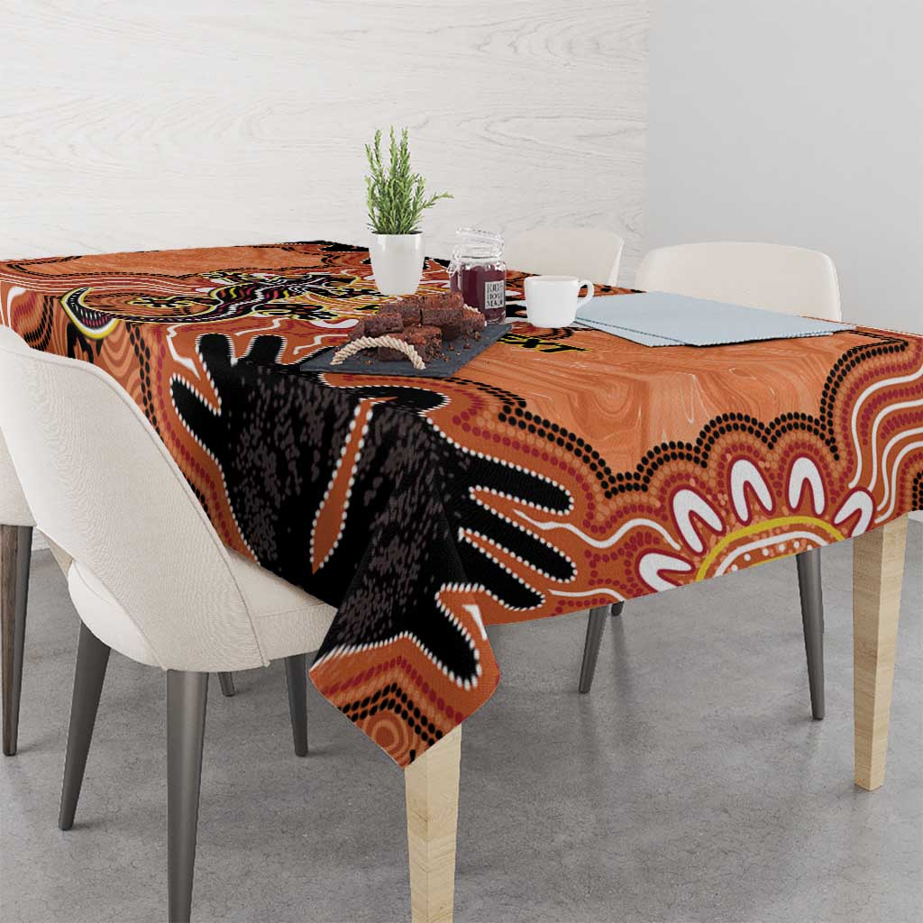 Personalised Australia Lizard NAIDOC Week 2026 Tablecloth 50 Years of Deadly Aboriginal Art