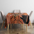 Personalised Australia Lizard NAIDOC Week 2026 Tablecloth 50 Years of Deadly Aboriginal Art