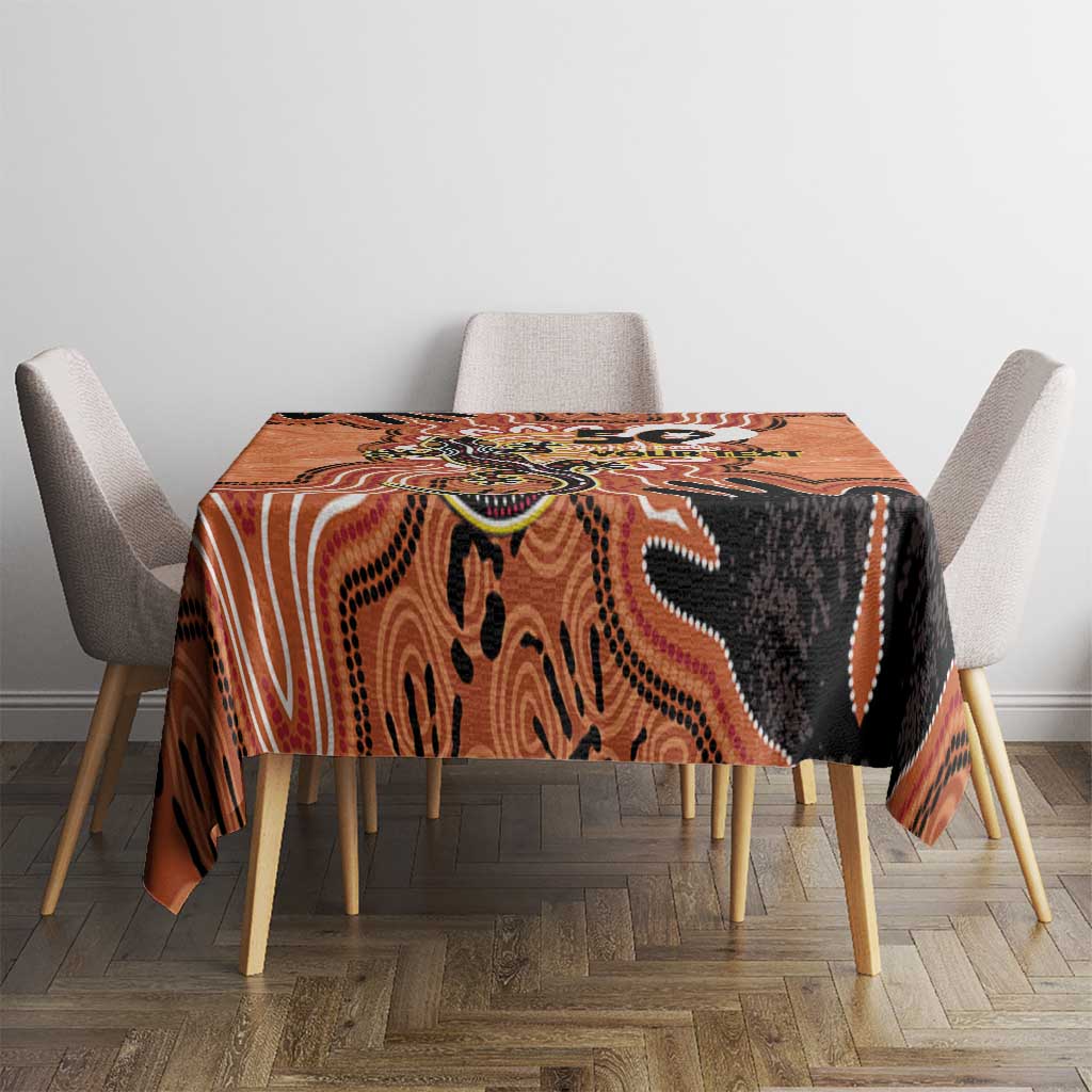 Personalised Australia Lizard NAIDOC Week 2026 Tablecloth 50 Years of Deadly Aboriginal Art