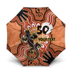 Personalised Australia Lizard NAIDOC Week 2026 Umbrella 50 Years of Deadly Aboriginal Art