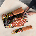 Personalised Australia Lizard NAIDOC Week 2026 Umbrella 50 Years of Deadly Aboriginal Art