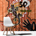 Personalised Australia Lizard NAIDOC Week 2026 Window Curtain 50 Years of Deadly Aboriginal Art
