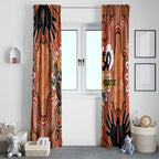 Personalised Australia Lizard NAIDOC Week 2026 Window Curtain 50 Years of Deadly Aboriginal Art