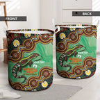 Personalised Australia Goanna NAIDOC Week 2026 Laundry Basket 50 Years of Deadly Aboriginal Art