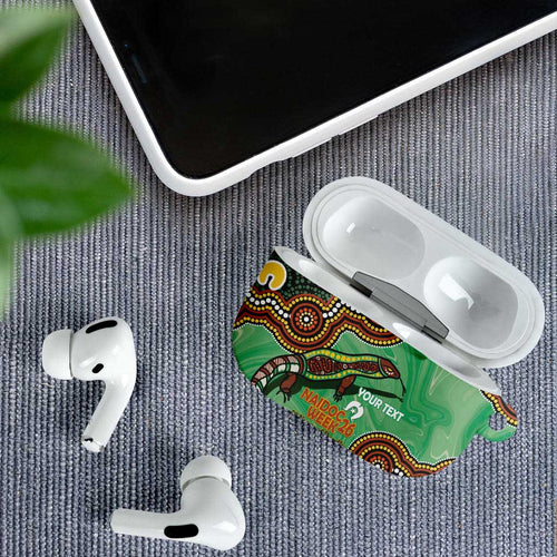 Personalised Australia Goanna NAIDOC Week 2026 AirPods Case 50 Years of Deadly Aboriginal Art