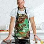 Personalised Australia Goanna NAIDOC Week 2026 Apron 50 Years of Deadly Aboriginal Art