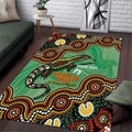 Personalised Australia Goanna NAIDOC Week 2026 Area Rug 50 Years of Deadly Aboriginal Art