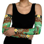 Personalised Australia Goanna NAIDOC Week 2026 Arm Sleeves 50 Years of Deadly Aboriginal Art