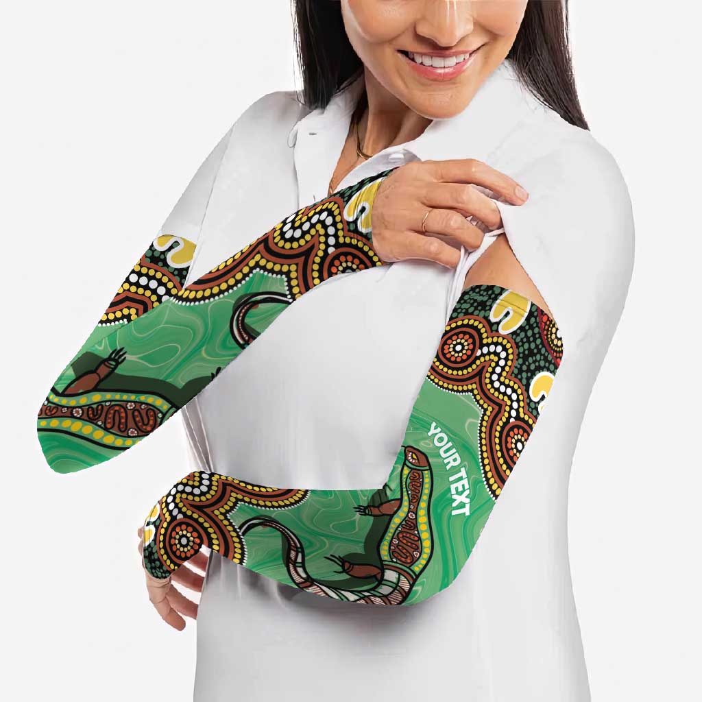 Personalised Australia Goanna NAIDOC Week 2026 Arm Sleeves 50 Years of Deadly Aboriginal Art