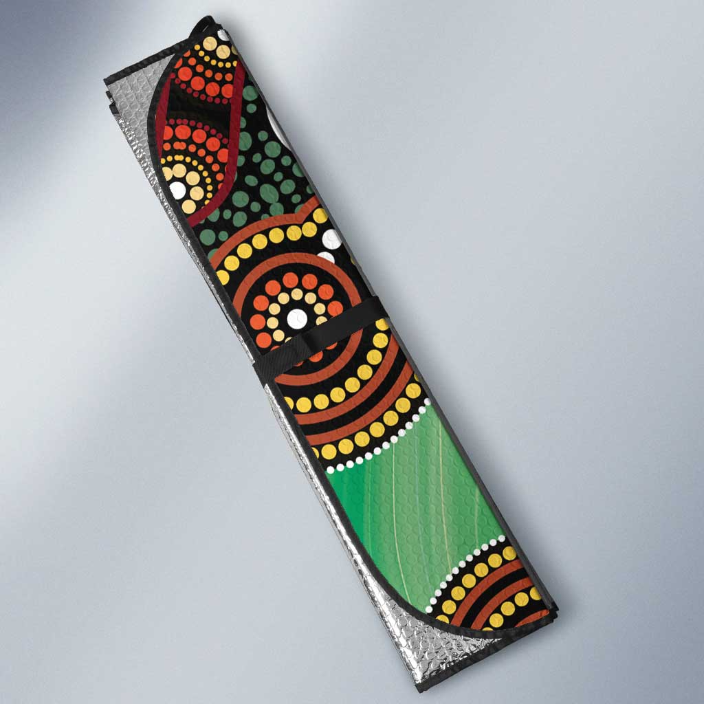 Personalised Australia Goanna NAIDOC Week 2026 Auto Sun Shade 50 Years of Deadly Aboriginal Art