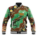 Personalised Australia Goanna NAIDOC Week 2026 Baseball Jacket 50 Years of Deadly Aboriginal Art