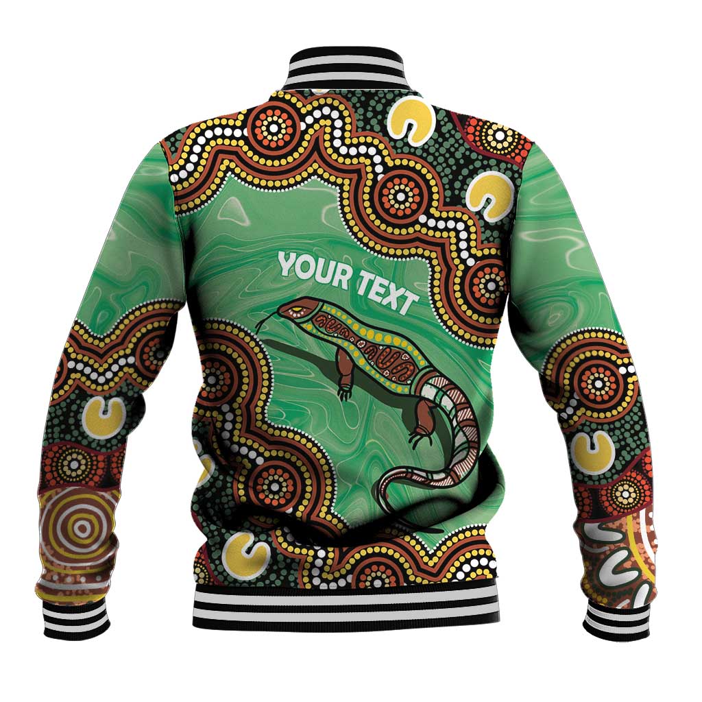 Personalised Australia Goanna NAIDOC Week 2026 Baseball Jacket 50 Years of Deadly Aboriginal Art
