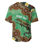 Personalised Australia Goanna NAIDOC Week 2026 Baseball Jersey 50 Years of Deadly Aboriginal Art