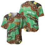Personalised Australia Goanna NAIDOC Week 2026 Baseball Jersey 50 Years of Deadly Aboriginal Art