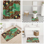 Personalised Australia Goanna NAIDOC Week 2026 Bathroom Set 50 Years of Deadly Aboriginal Art