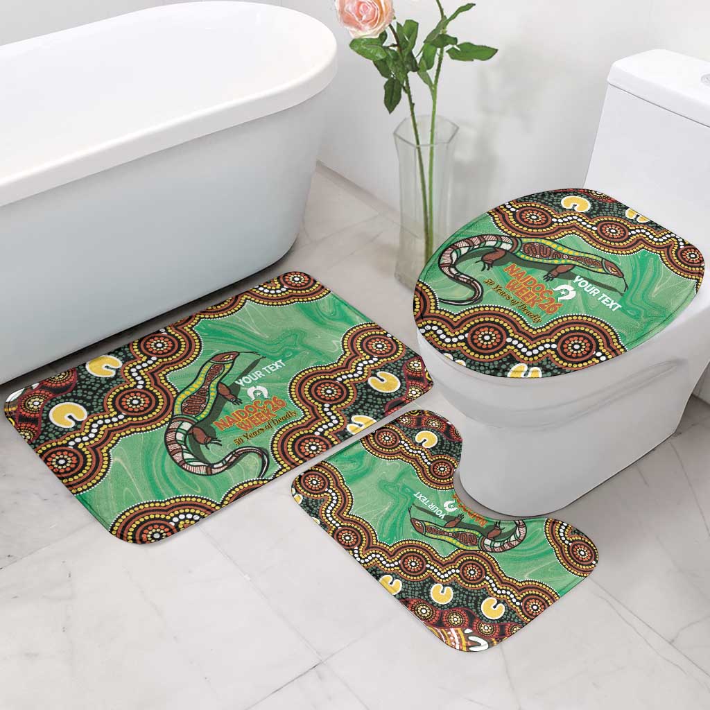 Personalised Australia Goanna NAIDOC Week 2026 Bathroom Set 50 Years of Deadly Aboriginal Art