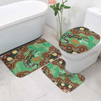Personalised Australia Goanna NAIDOC Week 2026 Bathroom Set 50 Years of Deadly Aboriginal Art