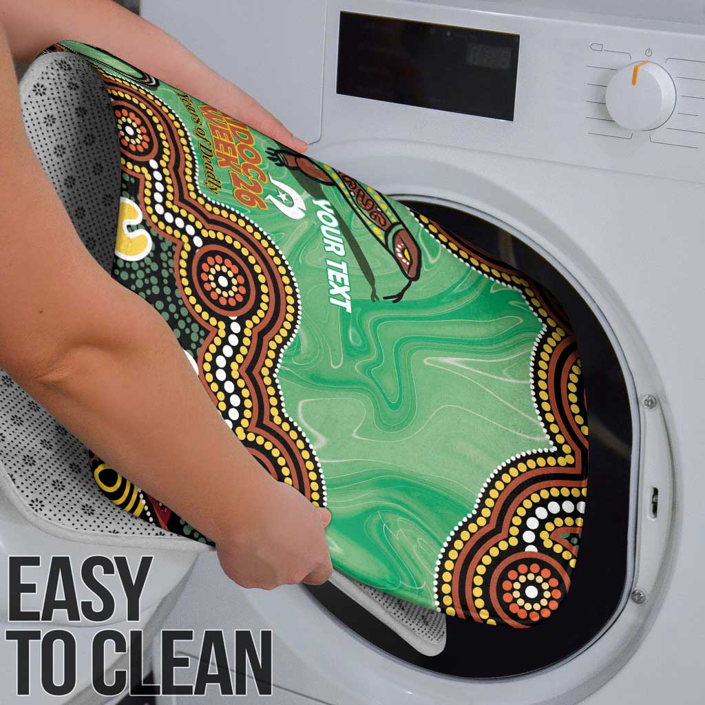 Personalised Australia Goanna NAIDOC Week 2026 Bathroom Set 50 Years of Deadly Aboriginal Art