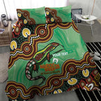 Personalised Australia Goanna NAIDOC Week 2026 Bedding Set 50 Years of Deadly Aboriginal Art