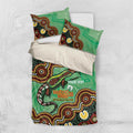 Personalised Australia Goanna NAIDOC Week 2026 Bedding Set 50 Years of Deadly Aboriginal Art