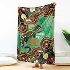 Personalised Australia Goanna NAIDOC Week 2026 Blanket 50 Years of Deadly Aboriginal Art