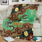 Personalised Australia Goanna NAIDOC Week 2026 Blanket 50 Years of Deadly Aboriginal Art