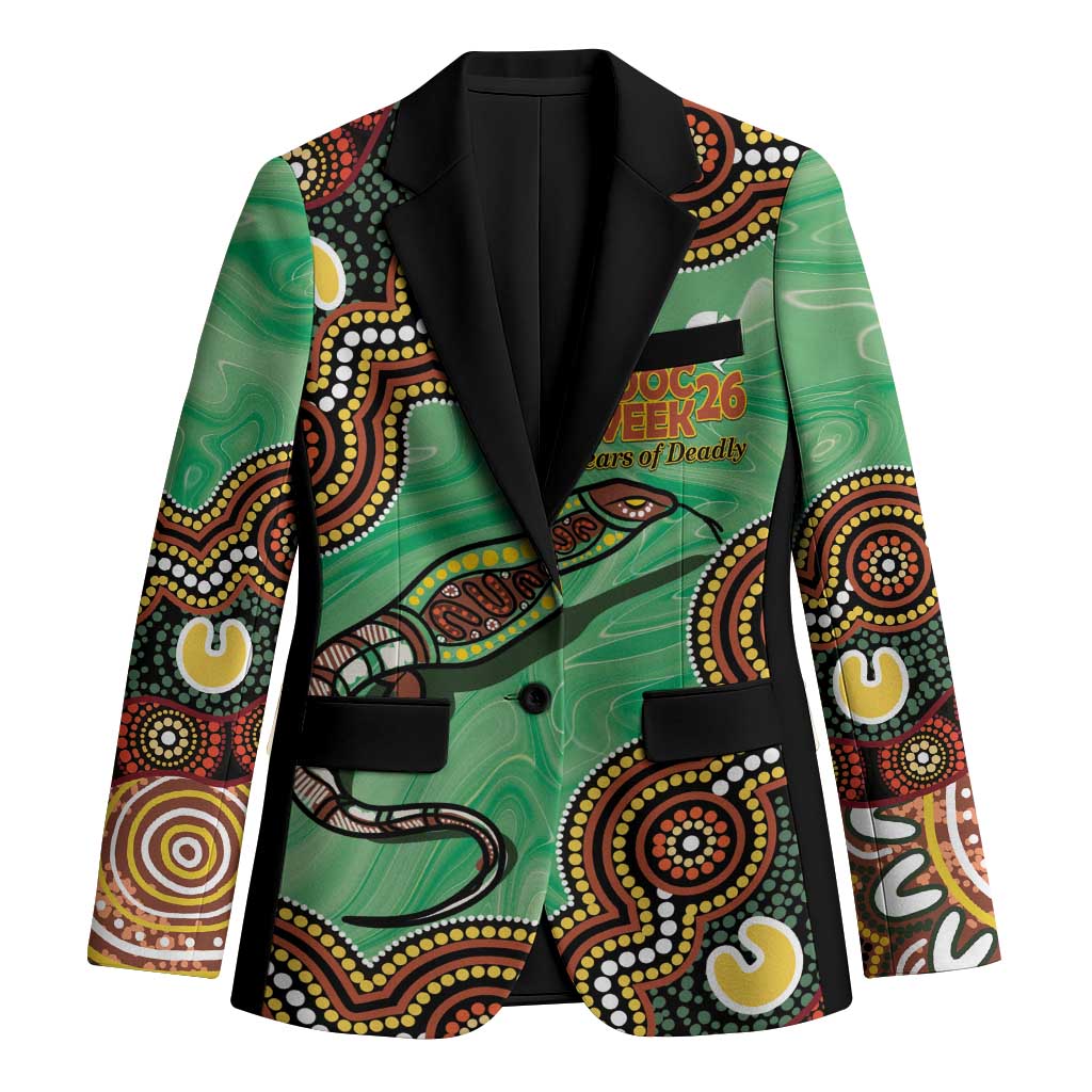 Personalised Australia Goanna NAIDOC Week 2026 Blazer 50 Years of Deadly Aboriginal Art