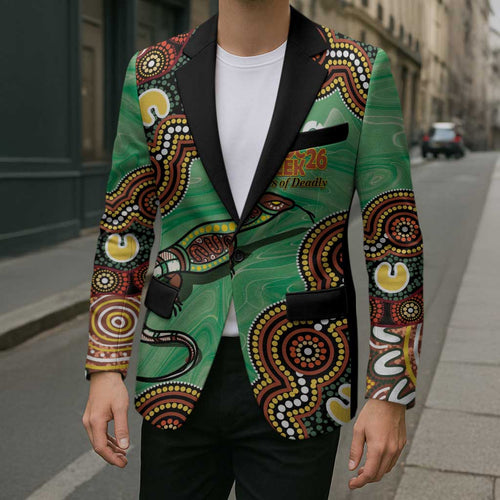 Personalised Australia Goanna NAIDOC Week 2026 Blazer 50 Years of Deadly Aboriginal Art